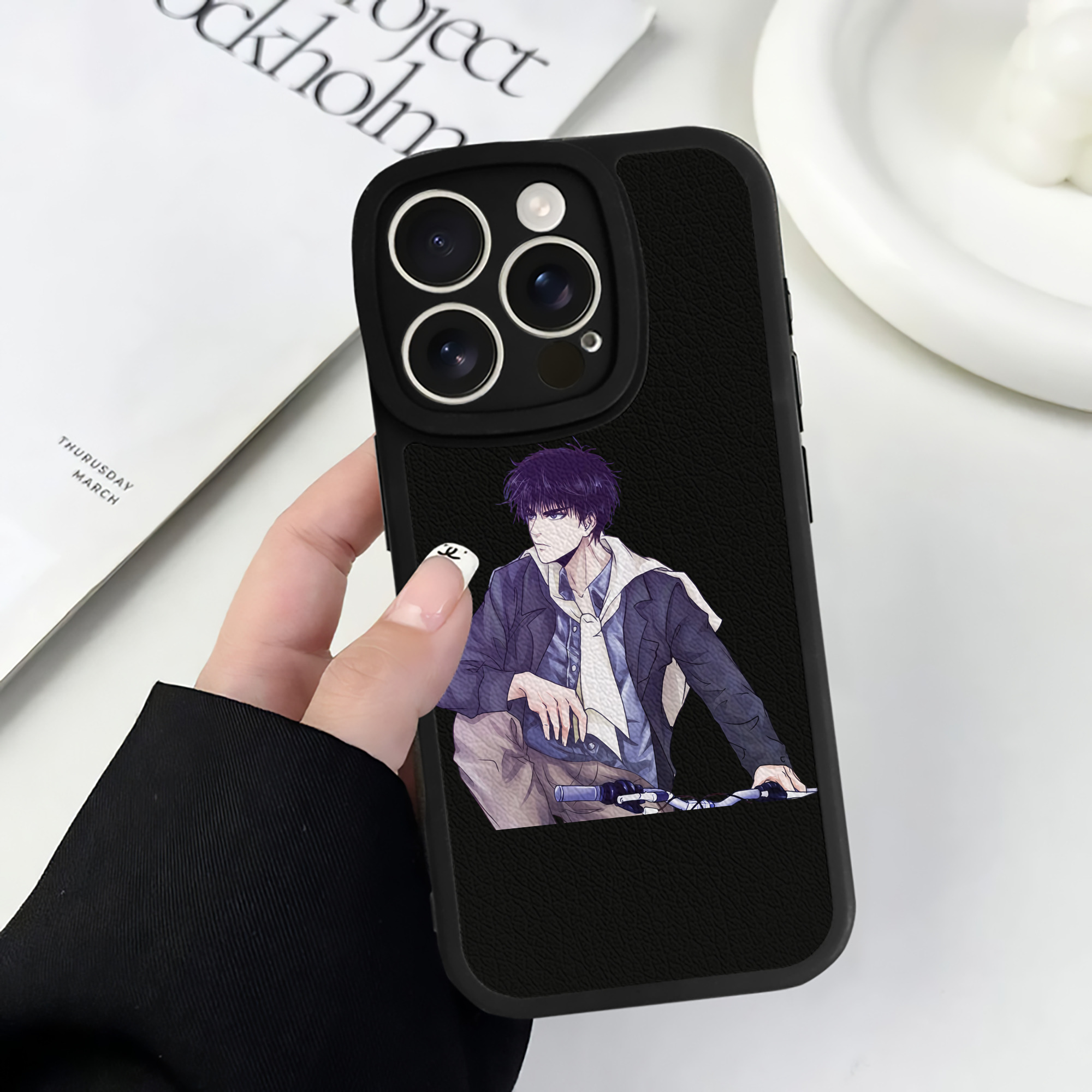 （画像用） SLAM DUNK／スラムダンク 【iPhone 16シリーズ対応】シリコンスマホケース（レザー調） 材質：シリコン